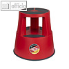 Rollhocker "SuperStep", Kunststoff, H?he 43 cm, Tragkraft 150 kg, rot, 212302