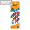 BIC Kugelschreiber-Mine 4 Colours Smooth, 0,32 mm, schwarz, 2 St?ck, 524102