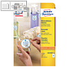 Etiketten Stick+Lift, 63.5 x 42.3 mm, abl?sbar, oval, wei?, 450 St?ck