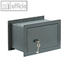 Wandtresor PURE SAFE PSW 120 K, 254 x 360 x 195 mm, Schl?ssel, 49180 5