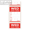 Averyzweckform Avery Zweckform Tages Etiketten Rot 9148