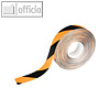Durable Bodenmarkierungsband DURALINE - 50 mm x 30 m, gelb/schwarz, 1021130