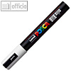 POSCA Pigmentmarker PC-5M, Rundspitze 1.8 - 2.5 mm, wei?, 182501