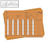 Urlaubs- und Fehltagekarte 2027, A5 quer, tabellarisch/Wochent.10 St.***2027***