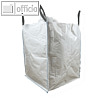 Big Bag, Transport-/Lagersack mit Sch?rze, 90 x 90 x 110 cm, 1.000 kg, PP, wei?