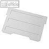 Helit St?tzplatte f?r Karteitr?ge DIN A5, quer, lichtgrau, H72045.82