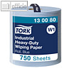 Tork Industrie-Putzrolle, 3-lagig, (L)255 m, Tissue, blau, 130080