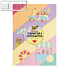 Folia Tonpapier & Fotokarton "Pastell-Block", je 10 Blatt, A4, Pastellfarben,678