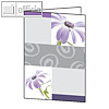 Sigel -Faltkarten "Emotion", DIN A6 (A5), 220 g/m?, violett, 25St., DC174