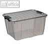 Plastteam Plast Team Aufbewahrungsbox 30l Grau grau/transparent