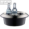 Flaschenk?hler f?r 6 Flaschen bis 0.33l, (?)297x(H)122 mm, Edelstahl/Kunststoff