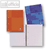Collegeblock DIN A4+, kariert mit R?ndern, 90 g/m?, Ringbuchlochung, 80 Blatt