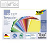 Folia Tonpapierblock, A3, 130 g/m?, 10-farbig sortiert, Block mit 50 Blatt, 609
