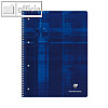 Collegeblock DIN A4+, liniert mit Rändern, 90 g/m², Ringbuchlochung, 80 Blatt