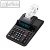 Casio Druckender Tischrechner, 12-stellig, 4.4 Zeilen/sek, schwarz, DR-200R-BK