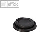 Papstar Dom-Deckel "To Go", PS, rund, ? 8 cm, 2.4 cm, schwarz, 85497