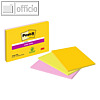 Post It Post It Haftnotizen 3 Farbig Sortiert 152 x 101 mm - blanko