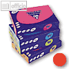 Clairefontaine Papier Trophee Intensiv, DIN A4, 80g/m?, korallenrot, 8175C