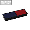 Colop Ersatzstempelkissen für InfoDater S120WD, blau/rot, 2er Pack, 3101162302