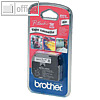 Brother Schriftbandkassette M-K231S, 12 mm x 4 m, schwarz auf wei?, MK231SBZ