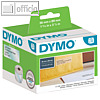 Dymo Adress-Etiketten, permanent, 36 x 89 mm, transparent, 260 St., S0722410