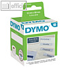 Dymo Hängeablage-Etiketten, permanent, 12 x 50 mm, weiß, 220 Stück, S0722460