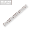 GBC Drahtbinder?cken WireBind, 34 Ringe, ? 9.5 mm, silber, 100 St?ck, RG810697