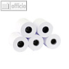 officio Thermorollen, 80 x 80 x 12 mm/80 m, wei?, 5 Rollen, 4009