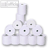 Kassenrolle, 70 x 80 x 12 mm/60 m, 1-fach, 60g/qm, wei?, 5 Rollen, F 722 464