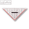 Rumold Geo-Dreieck mit abnehmbarem Griff, 325 mm, 1158
