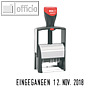 Colop Wortband-Datumstempel 2000 WD, Druckfl?che 43x10 mm, schwarz, 2355102000