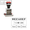 Colop Textplatten-Datumstempel 04060/L "Bezahlt", 4200462002