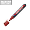 Edding Permanentmarker 330, Keilspitze, Strichst?rke 1-5 mm, rot, 4-330002
