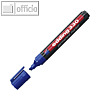 Edding Permanentmarker 330, Keilspitze, Strichst?rke 1-5 mm, blau, 4-330003