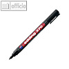 Edding Permanentmarker 370, Rundspitze, Strichst?rke 1 mm, schwarz, 4370001