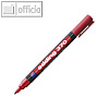 Edding Permanentmarker 370, Rundspitze, Strichst?rke 1 mm, rot, 4-370002