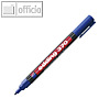 Edding Permanentmarker 370, Rundspitze, Strichst?rke 1 mm, blau, 4-370003