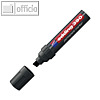 Edding Permanentmarker 390, Keilspitze, Strichst?rke 4-12 mm, schwarz, 4-390001