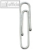 Alco Briefklammern NORICA, (L)32 mm, glatt, verzinkt, 1.000 St?ck, 2220