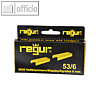 Regur Heftklammern f?r Handtacker R-45/R-53, 5.000er Pack, R 53/6
