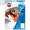 Herma Fotophan-Sichth?llen, 9 x 13 cm, hoch, wei?, 10 H?llen, 7583