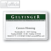 Veloflex Visitenkartentasche, 56 x 90 mm, selbstklebend, 100 St?ck, 2219100