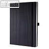 Notizbuch CONCEPTUM, DIN A4, 213 x 295 mm, kariert, Hardcover, schwarz, CO111