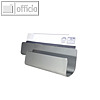 officio Briefablage vertikal, aus eloxiertem Aluminium, 280 x 100 x 85 mm