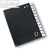 officio Pultordner DIN A4, Hartpappe, Register A-Z, 24 F?cher, schwarz