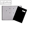 Unterschriftenmappe Basic DIN A4, Kartoneinband, 20 Fächer, schwarz, 24192-44