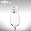officio Platzkartenhalter-Set, zur Glasmarkierung, 6er Set