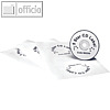officio CD/DVD-Etiketten für InkJet- und Laserdrucker, 50 Stück, 909302