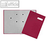 officio Unterschriftenmappe Office DIN A4, Leineneinband, 20 F?cher, rot