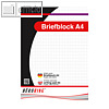 officio Briefblock DIN A4, rautiert, 50 Blatt, 70 g/m², 543548